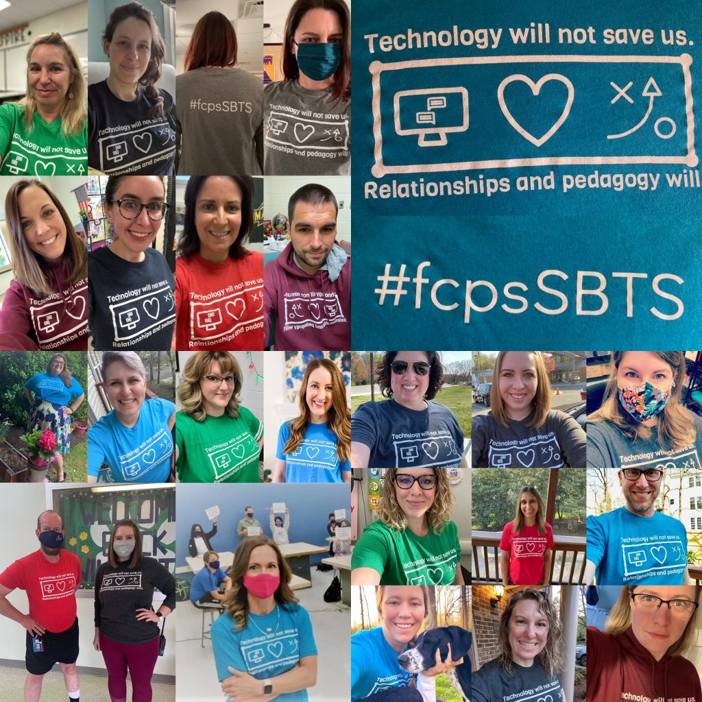 Our fabulous SBIT (School Based Instructional Technology Specialists) designed and sold t-shirts.  Money raised supported our Collect for Kids efforts